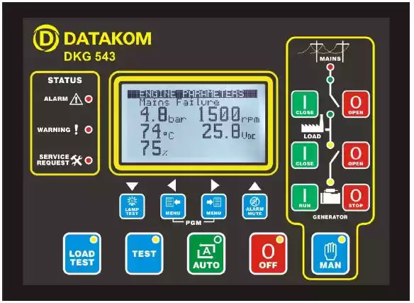 فروش برد کنترلی دیزل ژنراتور دیتاکام مدل DKG543 - ماه صنعت انرژی 