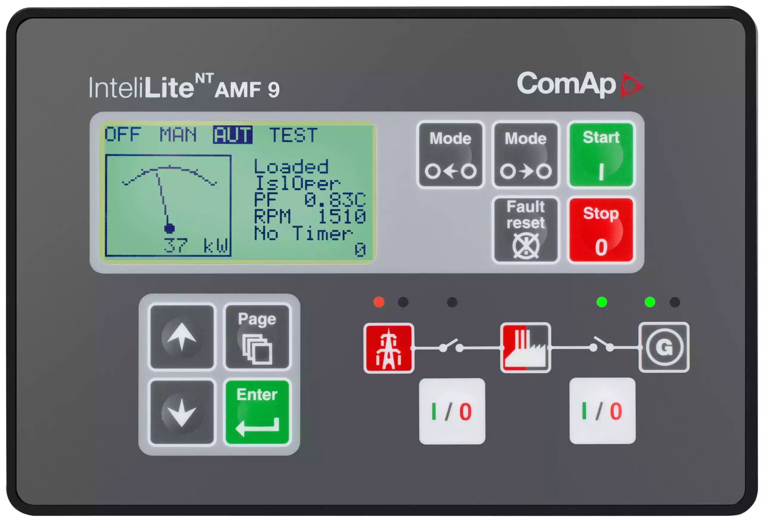 برد کنترلی دیزل ژنراتور کومپ مدل InteliLite AMF9 - ماه صنعت انرژی 