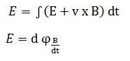 فرمول شار مغناطیسی برای یک سطح باز