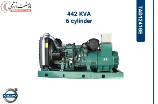 فروش دیزل ژنراتور ولوو TAD1241GE - 442 KVA - ماه صنعت انرژی