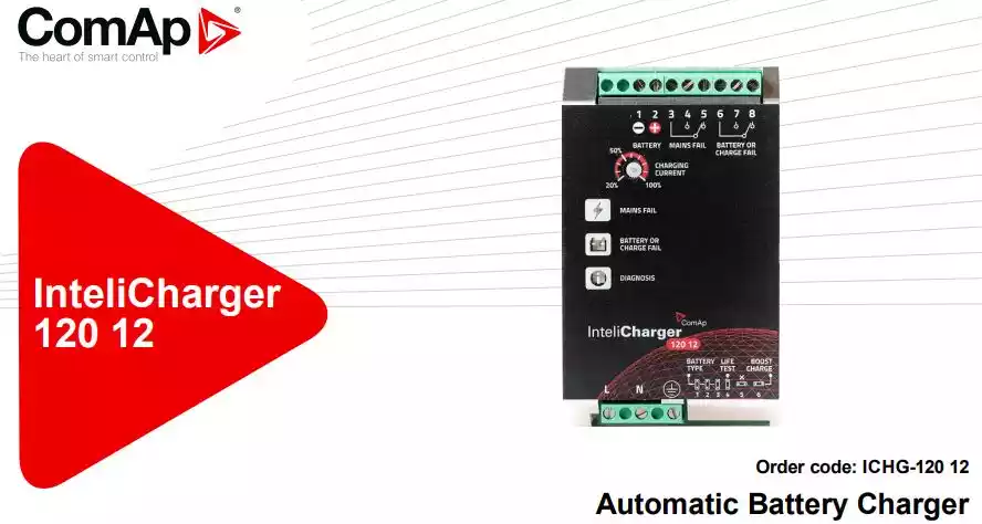 باتری شارژر کومپ InteliCharger 120/12 - ماه صنعت انرژی 