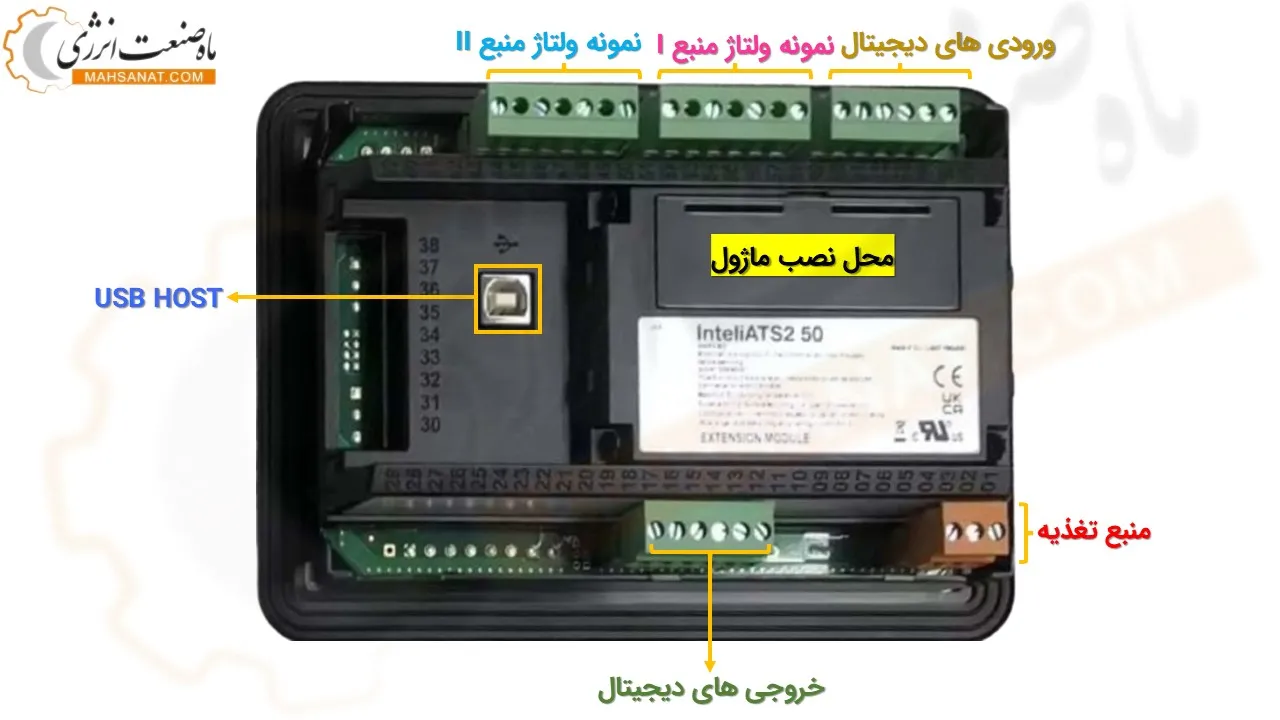 ترمینال های کنترلر ATS کومپ InteliATS2 50