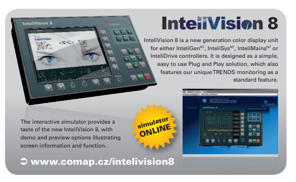 صفحه نمایش رنگی InteliVision 8 - ماه صنعت انرژی