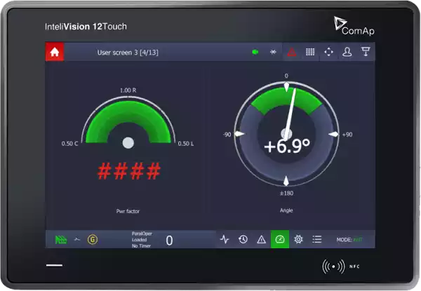 صفحه نمایش رنگی InteliVision 12Touch - ماه صنعت انرژی 