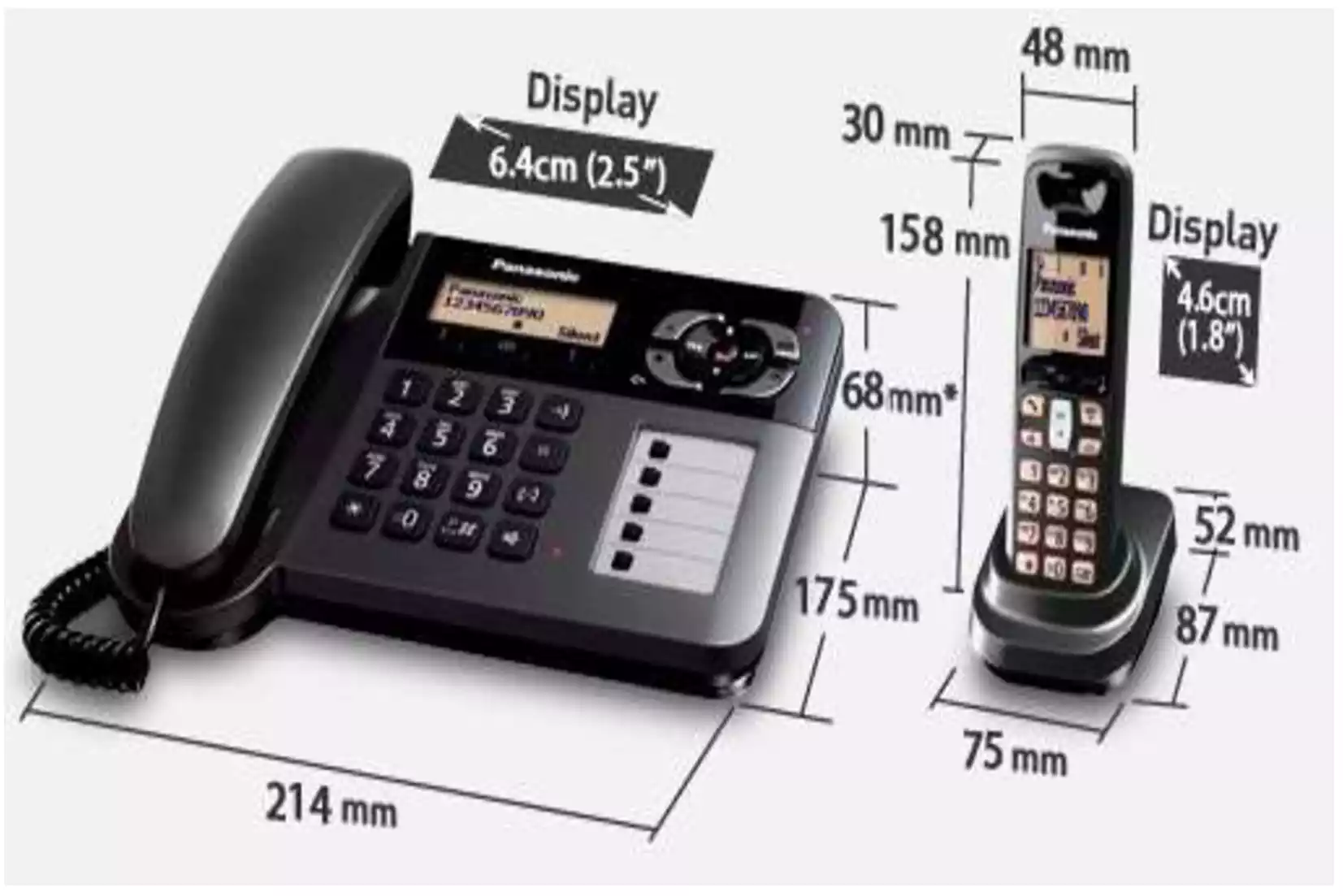 تلفن بی سیم KX-TGF120 - ماه صنعت انرژی