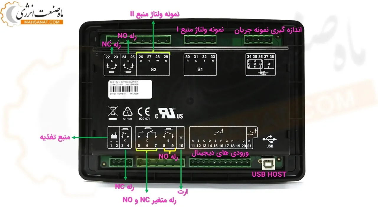 معرفی ترمینال های دیپسی DSE334