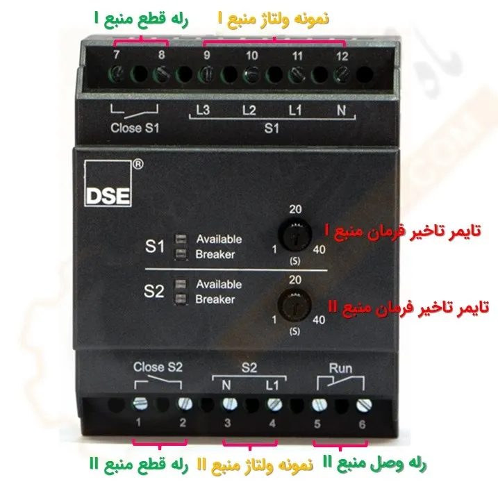 نمای جلوی برد DSE327 - ماه صنعت انرژی 