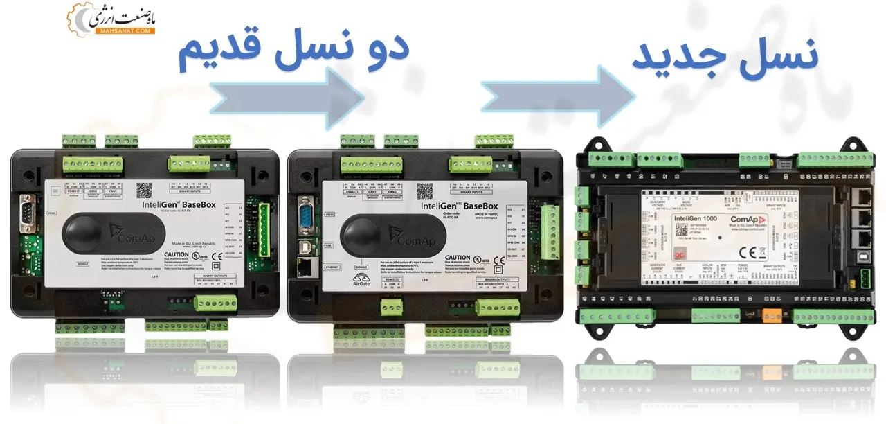 معرفی نسل های کنترلر کومپ InteliGen 1000 - ماه صنعت انرژی 