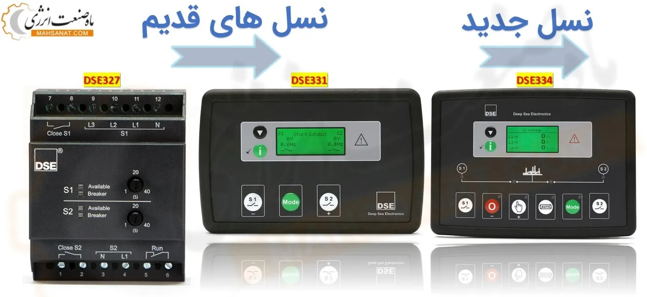 معرفی نسل های کنترلر ATS دیپسی DSE327ر - ماه صنعت انرژی 