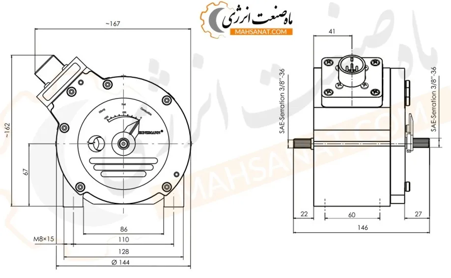 اکچویتور Heinzmann STG2040 - ماه صنعت انرژی 